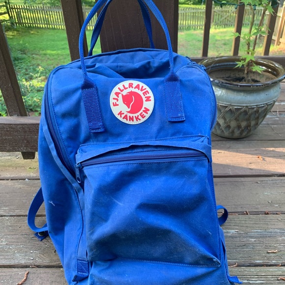 royal blue kanken backpack